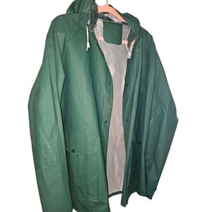 Green Stearns Rain Slicker- XL